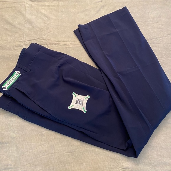 IZOD Straight Fit Swingflex Golf Pants NWT Peacoat SIZE: 34 X 30 - Picture 9 of 9